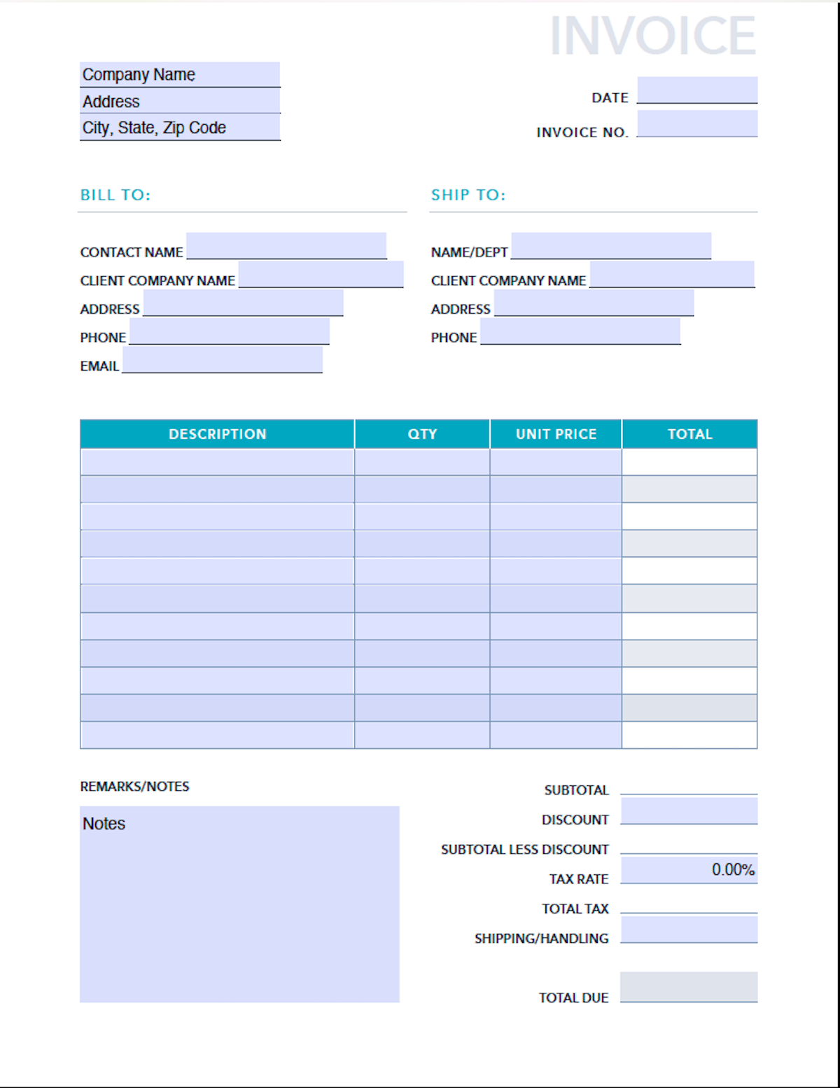 16 Free Sales Invoices U0026 Receipts Templates U0026 Examples HubSpot