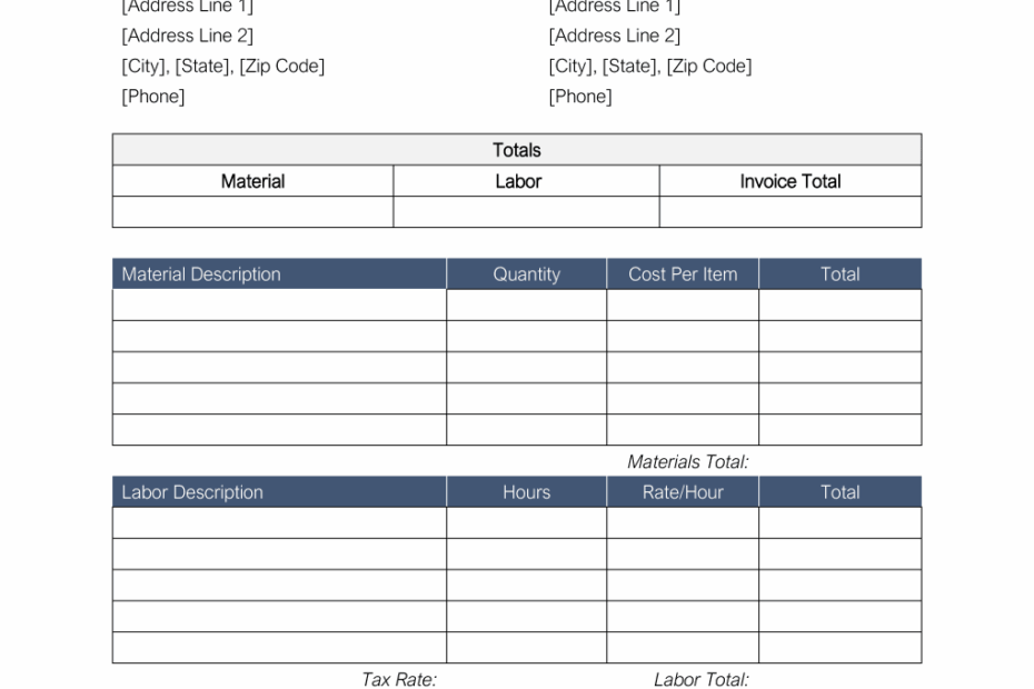 Easy to Use Free Printable Invoice Templates Monday Blog