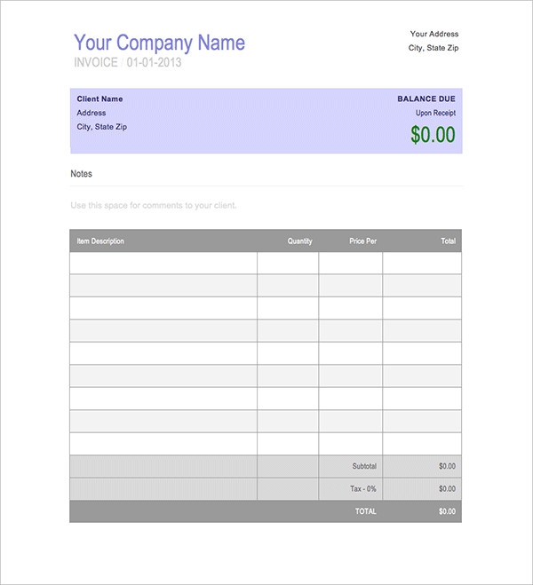 Free 21 Invoice Book Templates Free Word PDF Documents Download