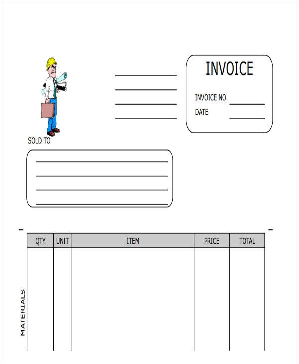 FREE 23 Sample Contractor Invoices In MS Word PDF Excel
