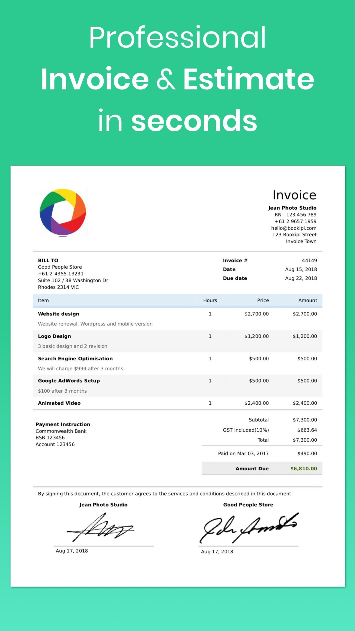Free Invoice Maker App For Android APK Download