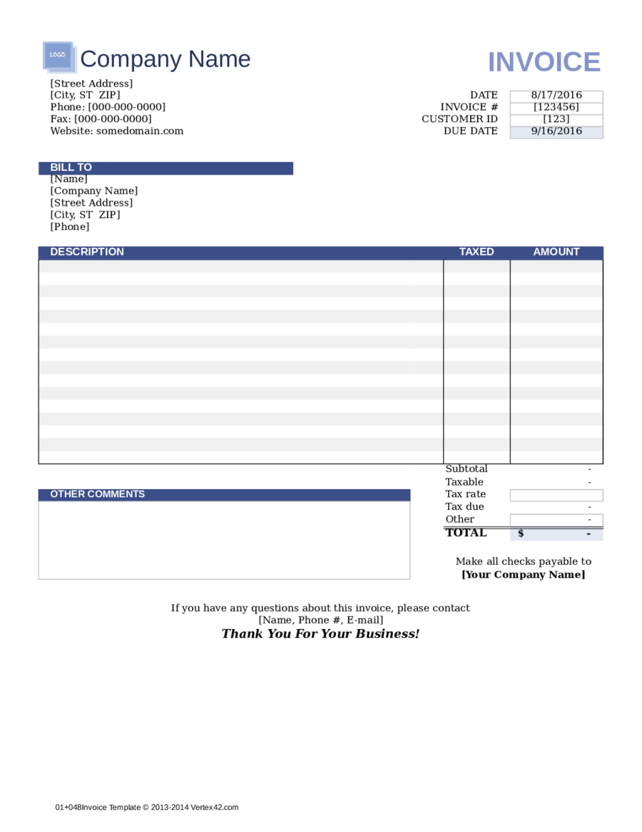 Free Invoice Template Edit Fill Sign Online Handypdf Free Invoice Template Edit Fill Sign Online Handypdf