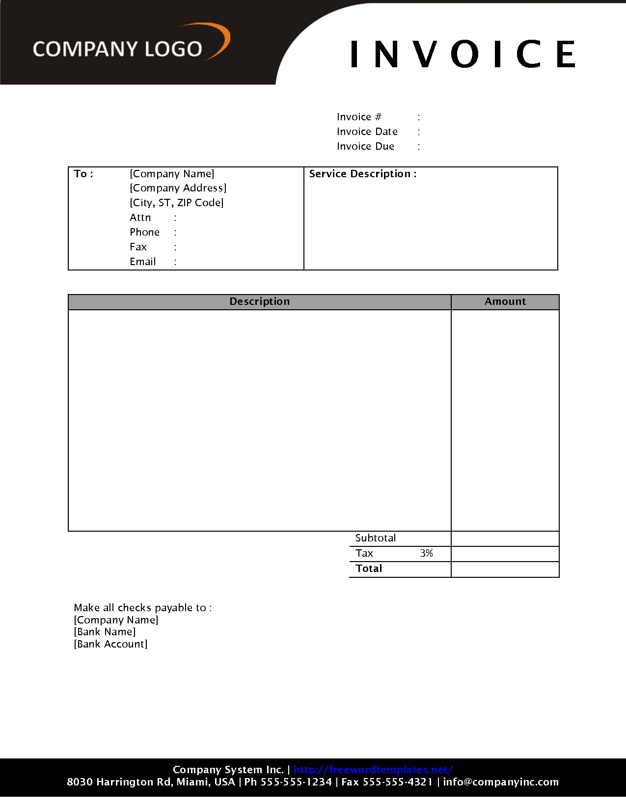Free Printable Invoice Generator Printable Templates Your Go To 