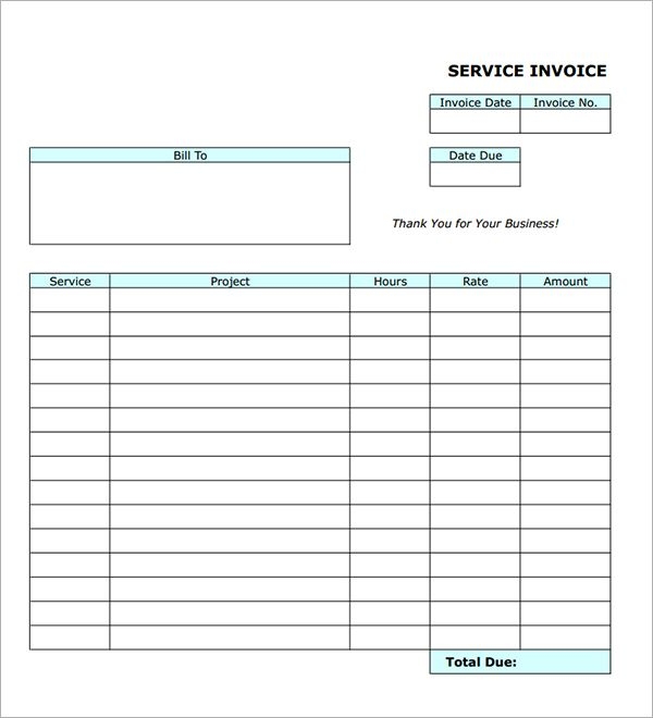 Free Printable Invoices Pdf Template Business PSD Excel Word PDF