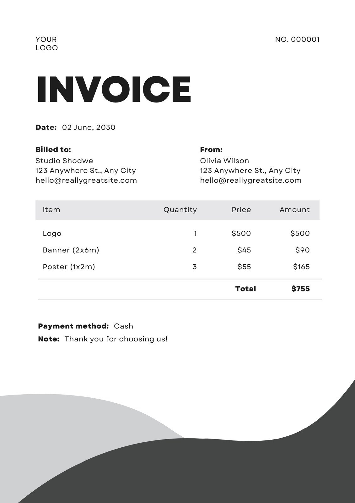 Free Printable Professional Invoice Templates To Customize Canva