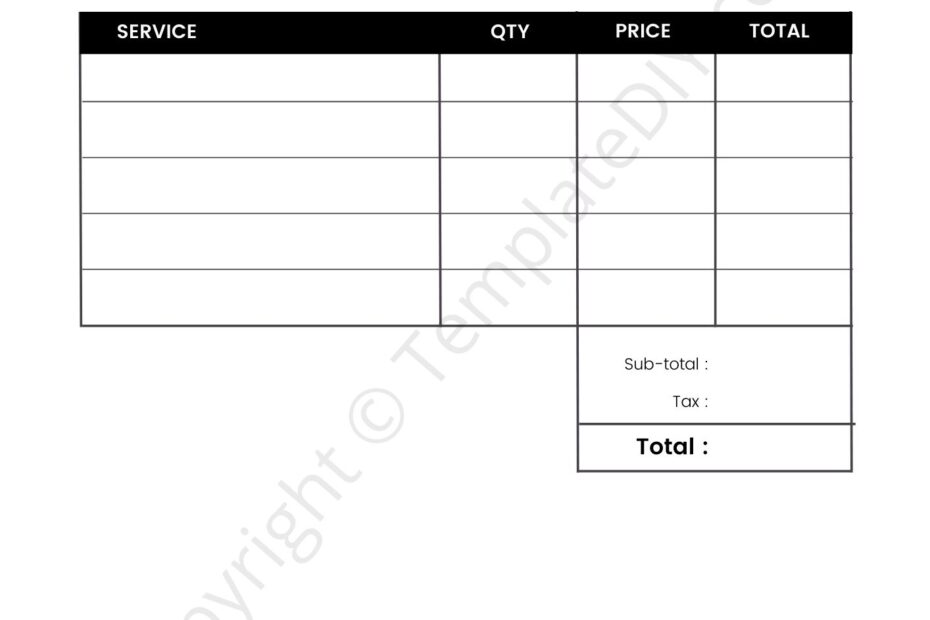 Invoice For Self Employed Template Best Template Collection Self