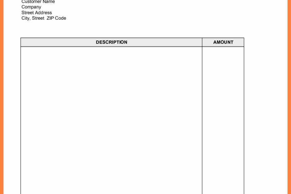 Printable Blank Invoice Template Free Printable Templates
