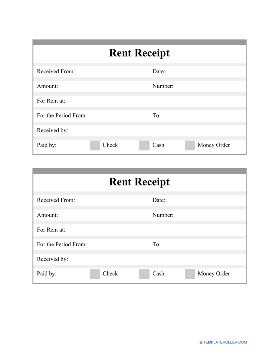 Rent Invoice Template Free Download