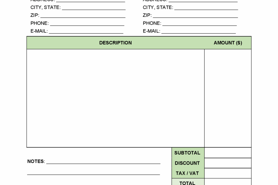 Repair Invoice Templates Invoice Maker